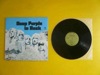 Japan No Obi G/f 33rpm 12 " Record / Deep Purple / In Rock / P - 8020w