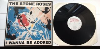 The Stone Roses - I Wanna Be Adored Rare 12” 45 Rpm 1991 Single Vinyl Vg,
