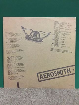 Aerosmith ‎– Live Bootleg Gatefold LP With Poster CBS (Australian Press) 1978 5