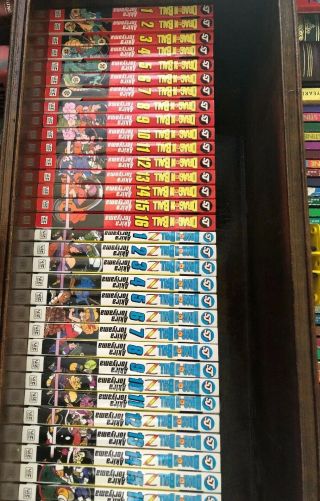 Dragon Ball And Dragon Ball Z Complete Manga English Set All Volumes