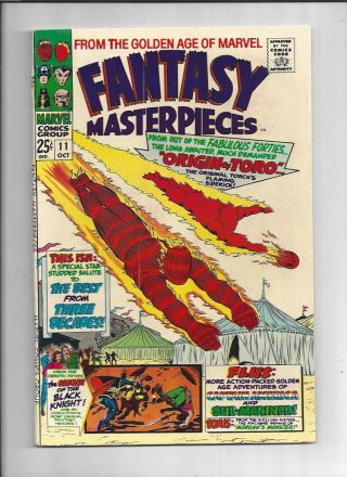 Fantasy Masterpieces 11/silver Age Marvel Comic Book/captain America/fn,