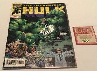 The Incredible Hulk 461 Autograph Stan Lee Gaa 25528 Certified