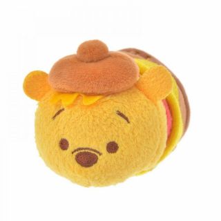 Disney Store Japan Tsum Tsum Plush Mini (s) Winnie - The - Pooh Honey Pot F/s