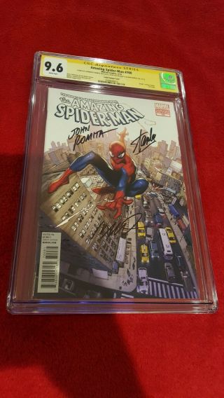 Spider - Man 700 Cgc 9.  6 Ss Stan Lee Romita Sr Ramos " Death " Peter Parker