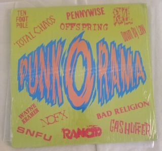 Punk O Rama Comp Lp Vinyl Record Punk Epitaph Nofx Rancid Pennywise Bad Religion