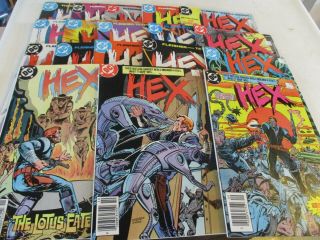 Hex 1 - 18 - - Complete Series - - Jonah Hex In Nuclear Ravaged Future - - 1985 - 86 - - Vf