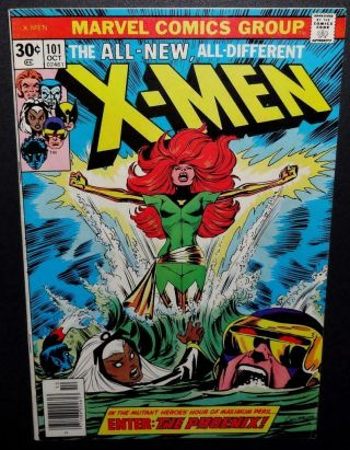 X - Men 101 1976; 5.  0 - 5.  5 (fine -) 1st Full Appearance/origin Of Phoenix (movie)