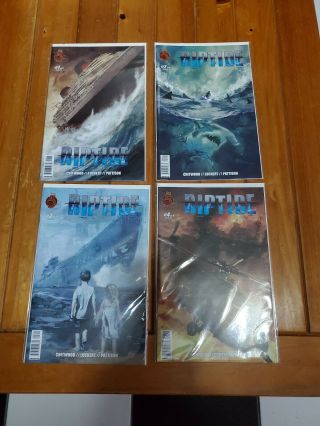 Riptide 1 - 4 (red 5 Comics) Complete Set Of 4 Plus 2nd Print Of Issue 1