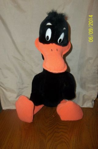 1971 Daffy Duck Plush Warner Bros Mighty Star 20 "