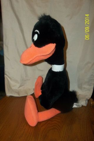 1971 Daffy Duck Plush Warner Bros Mighty Star 20 