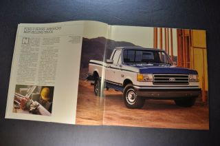 1989 Ford F - Series Pickup Truck Brochure XL XLT Lariat 4x4 89 3