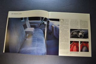 1989 Ford F - Series Pickup Truck Brochure XL XLT Lariat 4x4 89 4