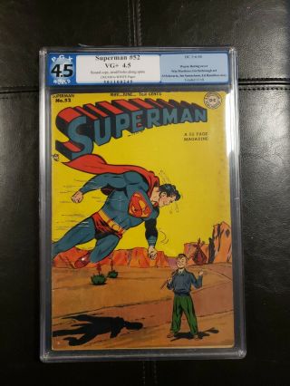 Superman 52 (may - June 1948,  Dc) Pgx 4.  5 Vg,