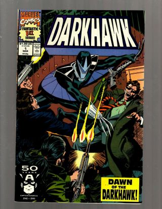 Darkhawk 1 Vf/nm Marvel Comic Book 1st Issue Appearance Avengers Hulk J450