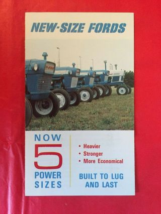 C.  1967 Ford " Tractors " Tractor Dealer Sales Brochure