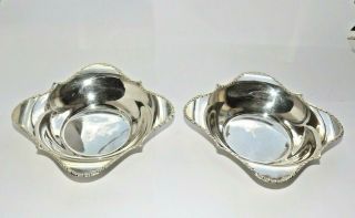 Delightful Vintage Silver Plated Bon Bon Trinket Dishes Bowls