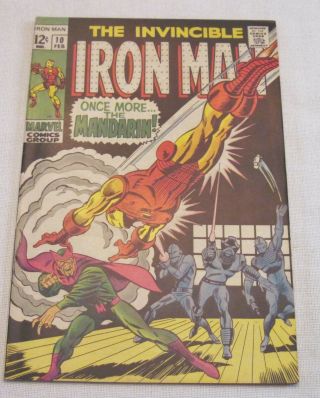 The Invincible Ironman 10 Marvel Comics Silver Age George Tuska Art
