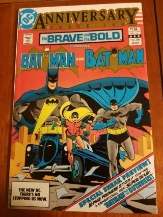 Brave And The Bold 200 First 1st Appearance Katana Outsiders