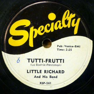 Little Richard 78 Tutti Frutti I 