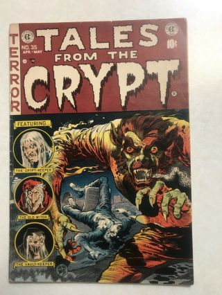 Tales From The Crypt 35 Ec Horror Comic Golden Age