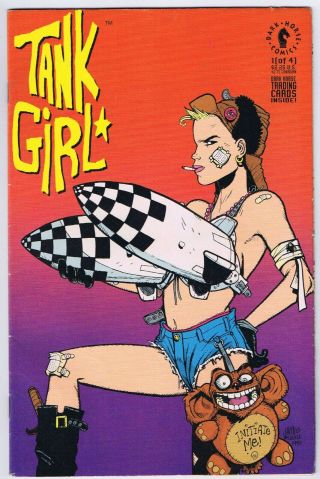 Tank Girl Vol.  1 1 - 3 Fine W/bound In Cards Dark Horse Comics 1st Series 1991