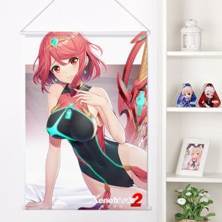 Anime Xenoblade 2 Homura Scroll Home Poster Wall Decor Otaku Gift 60 90cm