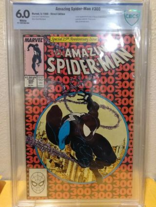 Spiderman 300 1988,  (first Full Appearance Of Venom) 6.  0 Fn Cbcs