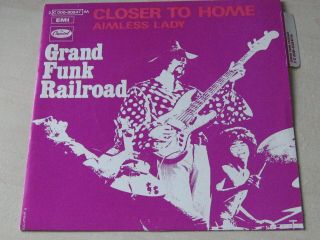Grand Funk Closer To Home/aimless Lady 1970 France 006 - 80547 45 Ex - /ex -
