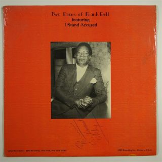 Frank Dell " Two Faces Of.  " Private Modern Soul Boogie Lp Valise