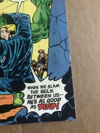 Incredible Hulk 182 Marvel Value Stamp Intact - 3rd Wolverine MARVEL COMICS 4