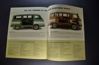 1967 Dodge Sportsman Wagon Van Truck Brochure Family Camp RV 4