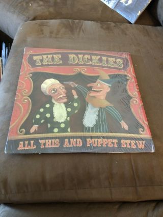 The Dickies - All This And Puppet Stew Lp 1st Press Vinyl Punk Nofx Misfits