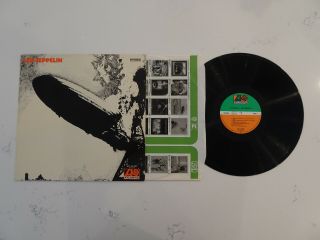 Vg,  Led Zeppelin I Self Titled S/t Debut 1st Lp Rare Germany Misprint