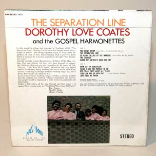SOUL GOSPEL The Separation Line Dorothy Love Coates NASHBORO 2