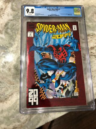 Spider - Man 2099 1 Marvel Comics Cgc Graded 9.  8 Nm,  - Slab