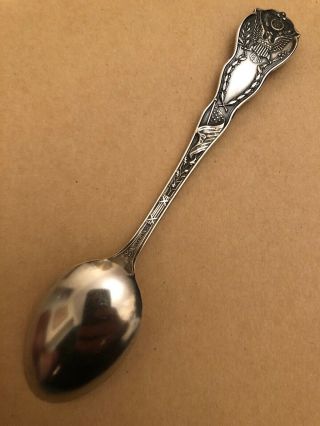 Vintage Sterling Silver Detroit / Hotel Statler Souvenir Spoon - 4