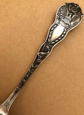 Vintage Sterling Silver Detroit / Hotel Statler Souvenir Spoon - 5