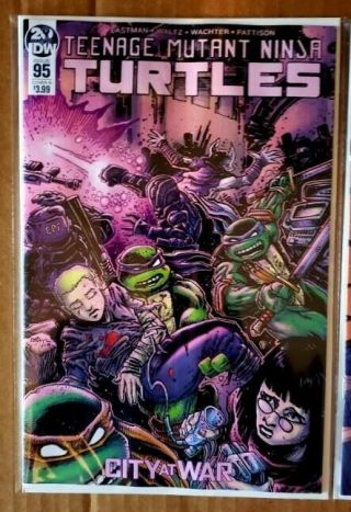 Teenage Mutant Ninja Turtles 95 1:10 Variant COVER A & B 1st APP JENNIKA TURTLE 6