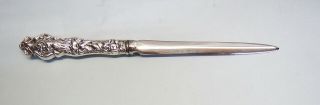 Irian Sterling Silver Letter Opener - So Ornate 1902 Wallace Finest