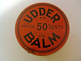 Vintage Dr.  David Roberts Badger Balm Utter Balm Advertising Can See Our Cans