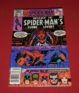 What If 30 Vf 8.  0 Signed Rich Buckler What If Spiderman 