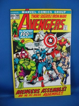 The Avengers 100 (jun 1972,  Marvel) Nm Barry Smith Wow