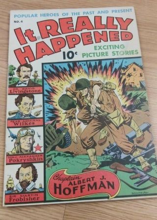 It Really Happened (1944) Comic Books With Double Cover Error Extremely Rare