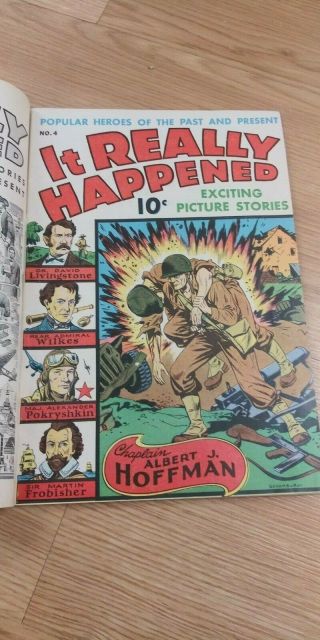 It Really Happened (1944) comic books WITH DOUBLE COVER ERROR EXTREMELY RARE 3