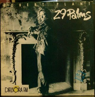 Led Zeppelin Robert Plant 29 Palms 12 " Brazil Promo Great Cover Shot Plant Vg,