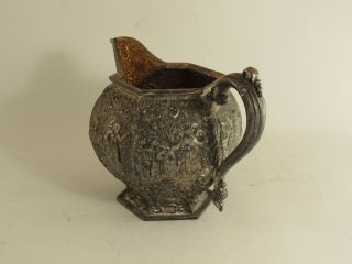 Vintage Barbour S.  P.  Co.  Silver Plate Repousse Water Pitcher 2