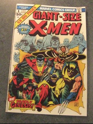 Facsimile Reprint Covers Only To Giant Size X - Men 1