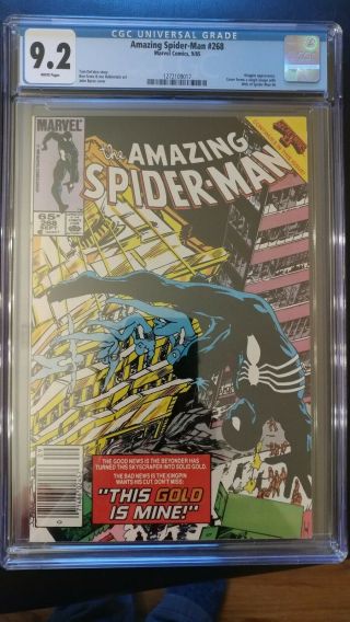 The Spider - Man 268 Cgc 9.  2 Forms Single Image Pair With Web Of Spidy 6
