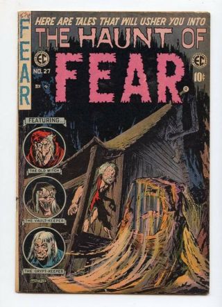 The Haunt Of Fear 27 (vg/fn) E.  C.  Comics Golden Age Horror 1954 Pre Code