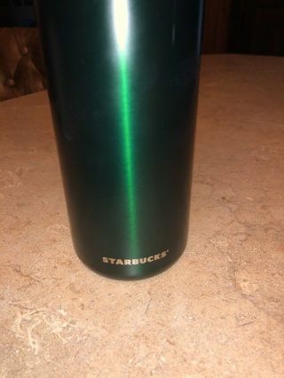 Starbucks Green Insulated Stainless Steel THERMOS Water bottle 20oz 4